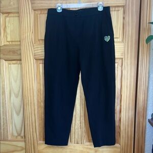 Love Moschino Black Relaxed Fit Trousers